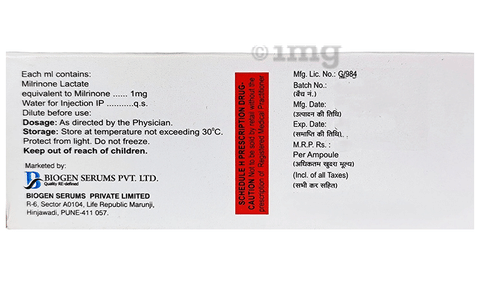 Milrinol Injection image