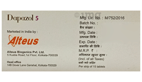 Dapazol 5 Tablet image