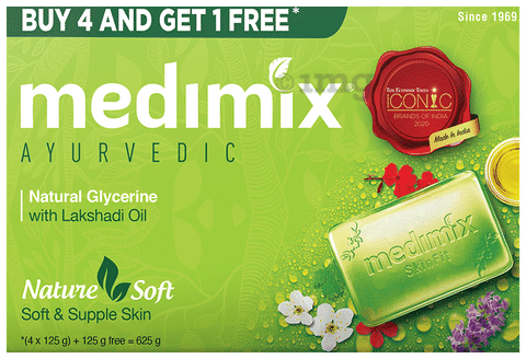 Medimix Ayurvedic SkinFit Assorted Soap - Buy 4 Get 1 Free Price - Buy  Online at ₹261 in India