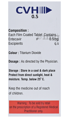 Cvh 0.5 Tablet image