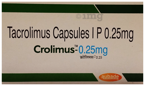 Crolimus 0.25mg Capsule image Crolimus 0.25mg Capsule image