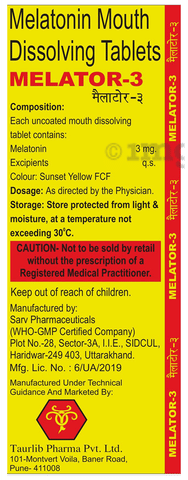 Melator 3 Tablet MD image