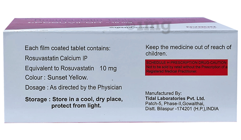 Rosuviron 10mg Tablet image