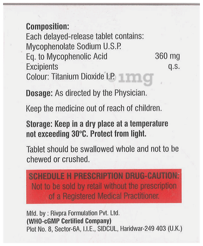 Vidamytil-S 360 Tablet DR image