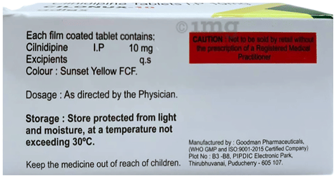 Cilonux 10 Tablet image Cilonux 10 Tablet image