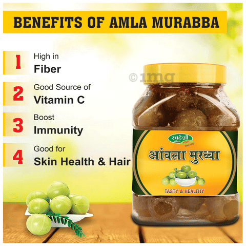 Swadeshi Amla Murabba Supports Immunity: Buy jar of gm