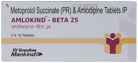 Amlokind Beta 5mg/25mg Tablet PR