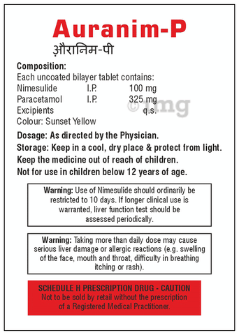 Auranim-P Tablet image