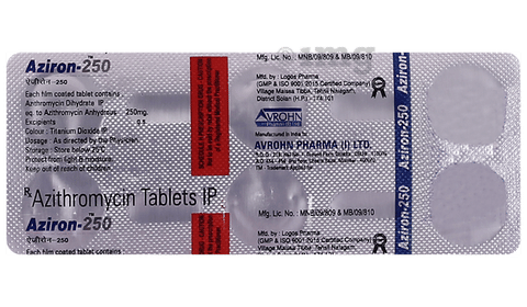 Aziron 250 Tablet image Aziron 250 Tablet image