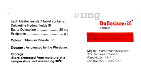 Dullosium 20 Tablet image