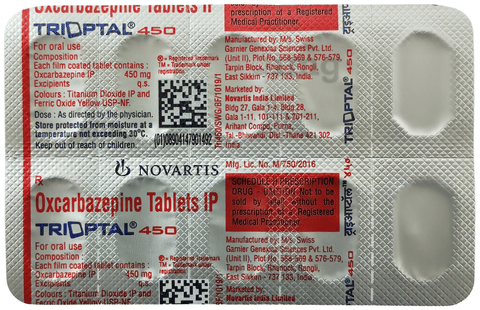 Trioptal FCT 450mg Tablet image Trioptal FCT 450mg Tablet image
