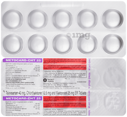 Metocard-CHT 25 Tablet ER