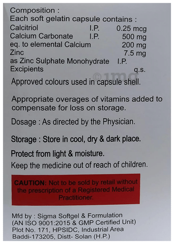 Calsafe-Plus Softgel Capsule