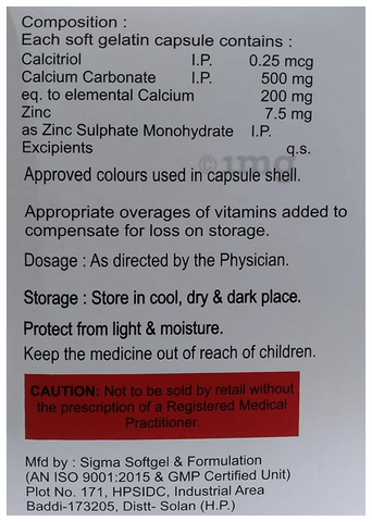 Calsafe-Plus Softgel Capsule image