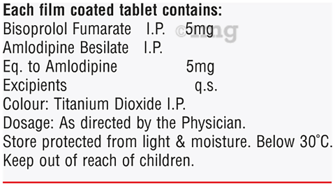 Bisoline AM 5 Tablet image Bisoline AM 5 Tablet image