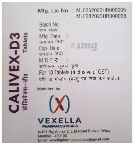 Calivex-D3 Tablet image