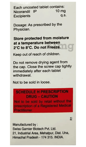 Nikos 10mg Tablet image