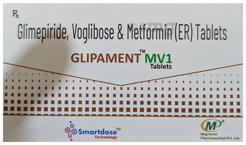 Glipament MV 1 Tablet ER image