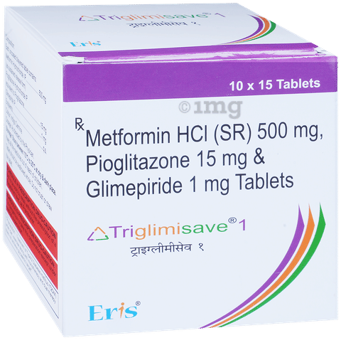 Triglimisave 1 Tablet SR image