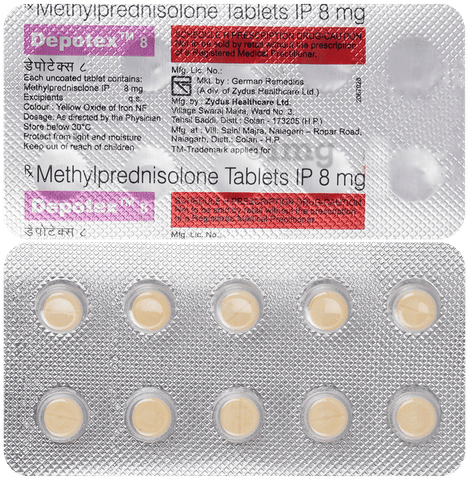Depotex 8mg Tablet image