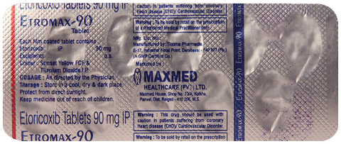Etromax 90mg Tablet image Etromax 90mg Tablet image