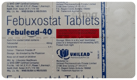 Febulead 40 Tablet image