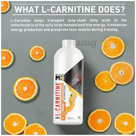 MuscleBlaze Liquid L-Carnitine 1100mg | Tangy Orange: Buy bottle of 450.0  ml Liquid at   in India | 1mg