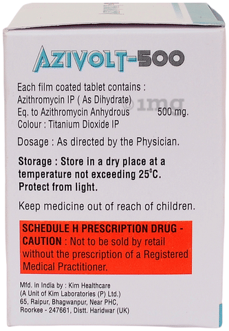 Azivolt 500 Tablet image Azivolt 500 Tablet image