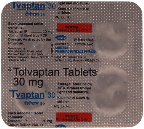 Tvaptan 30 Tablet image
