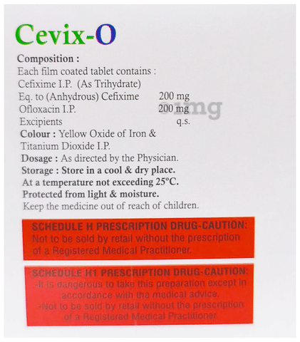 Cevix-O Tablet image