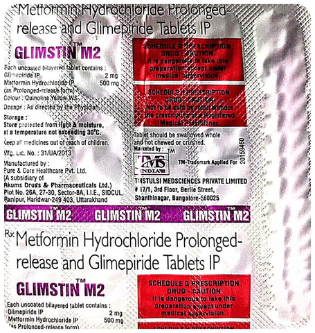 Glimstin M 2 Tablet PR image Glimstin M 2 Tablet PR image