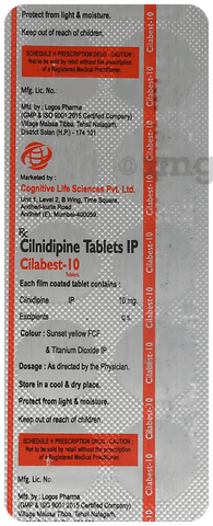 Cilabest 10mg Tablet image Cilabest 10mg Tablet image