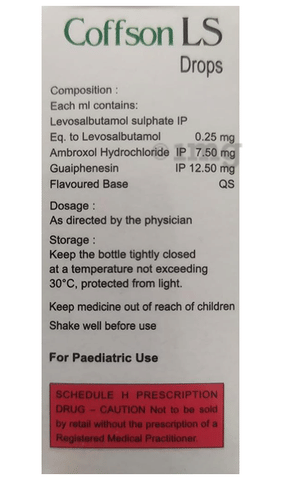 Coffson LS Oral Drops Raspberry image