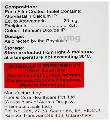 Atrostat 20 Tablet image