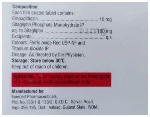 Glura E 10 Tablet image