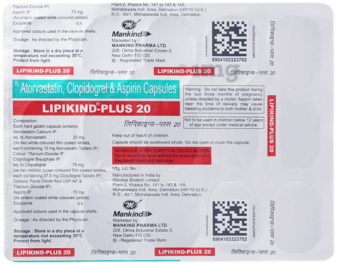 Lipikind-Plus 20 Capsule image Lipikind-Plus 20 Capsule image