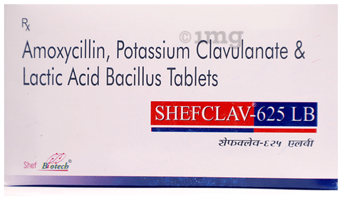 Shefclav 625 LB Tablet image Shefclav 625 LB Tablet image