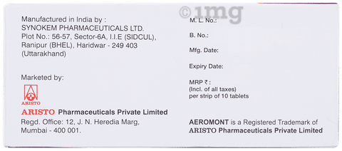 Aeromont-B Tablet image