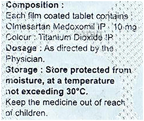 Olmehold 10mg Tablet image Olmehold 10mg Tablet image
