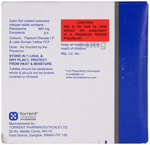 Ranolaz Tablet SR image