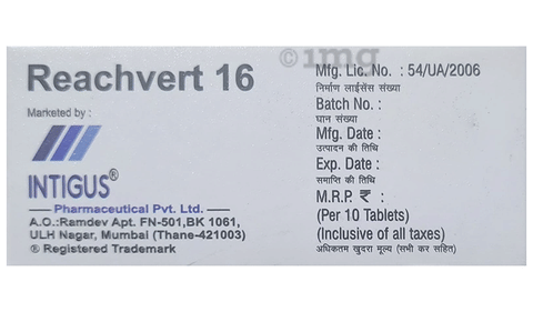 Reachvert 16 Tablet image Reachvert 16 Tablet image