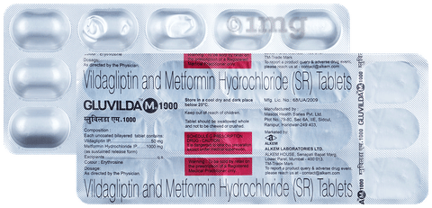 Gluvilda M 1000 Tablet image Gluvilda M 1000 Tablet image