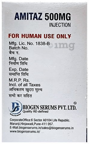 Amitaz 500MG Injection