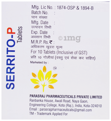 Serrito-P Tablet image