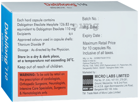 Dabilong 110mg Capsule image