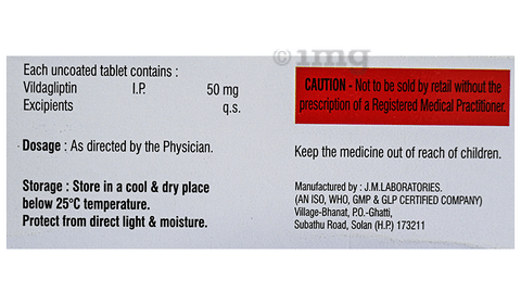Vildaneu 50 Tablet image Vildaneu 50 Tablet image