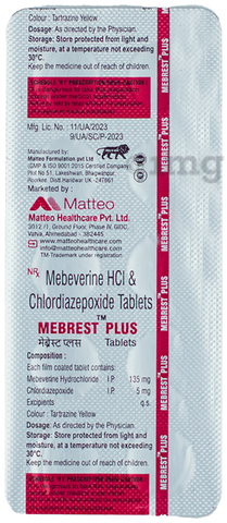 Mebrest Plus Tablet image Mebrest Plus Tablet image