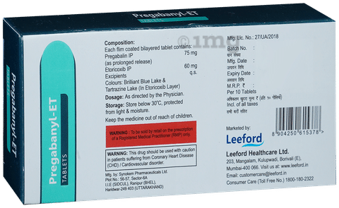 Pregabanyl-ET Tablet PR