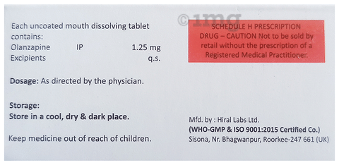 Olnafine MD 1.25 Tablet