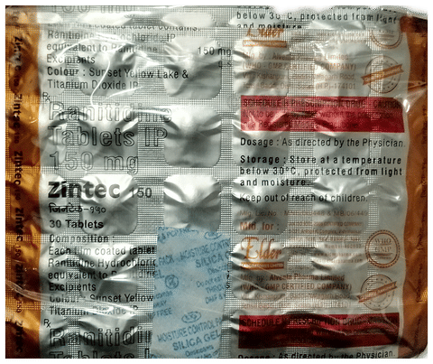 Zintec 150 Tablet image
